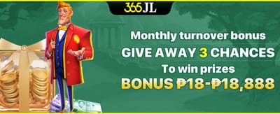 Monthly Turnover Bonus Prizes ₱18,888